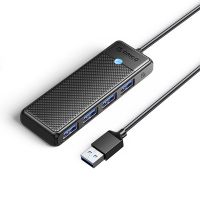 Orico USB-C Girişli 4 Portlu USB 3.0 5GBPS Hub - PAPW4A-C3-05-BK resmi